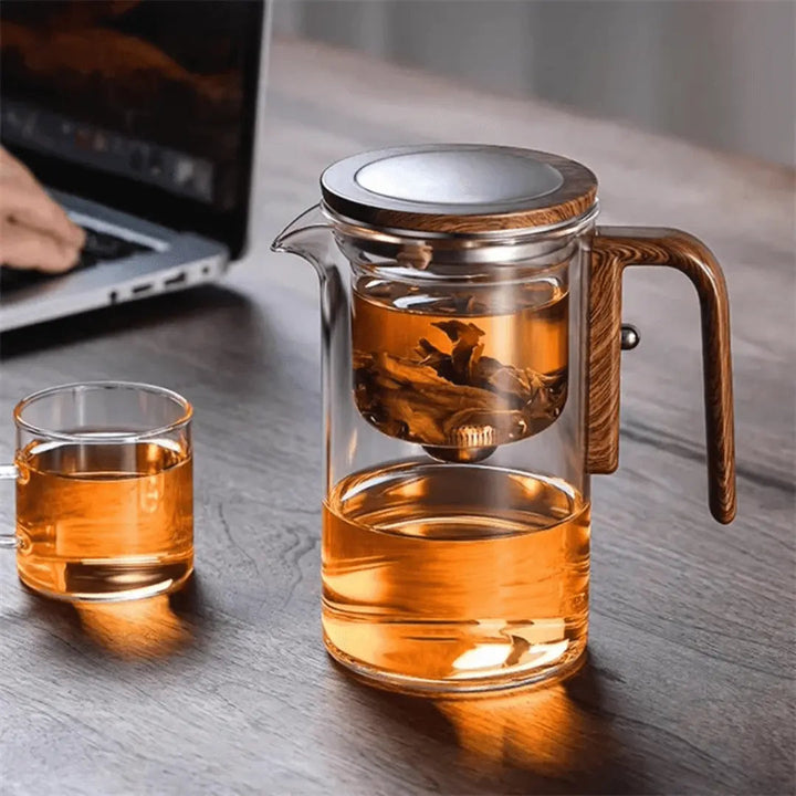 Glas-Teekanne | Transparent Thermoresistent Stilvoll Langlebig Mit Sieb-Luzern Mode