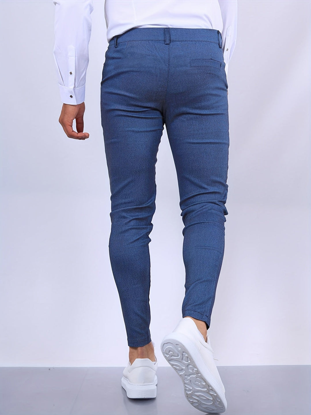 Herren Chinohose Slim Fit mit Stretch für Freizeit und Büro-Luzern Mode