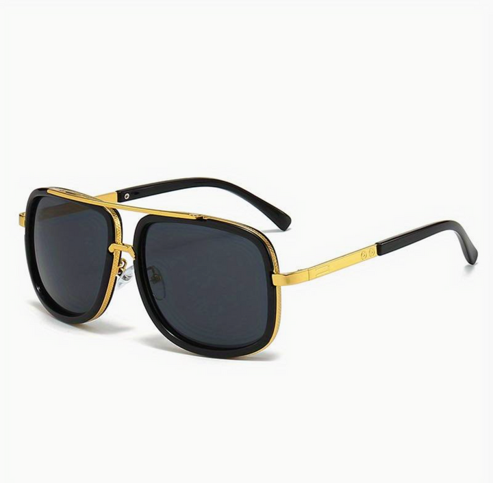 UV400 Sonnenbrille Unisex | Edler Sommer-Look | Leichter Rahmen mit Stil-Schwarz-Luzern Mode
