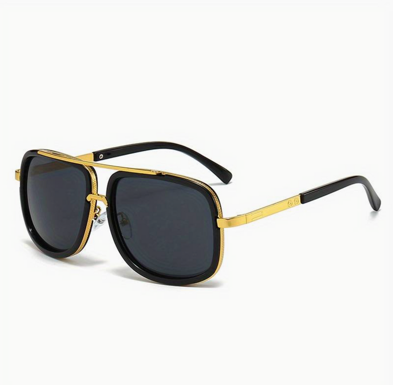 UV400 Sonnenbrille Unisex | Edler Sommer-Look | Leichter Rahmen mit Stil-Schwarz-Luzern Mode