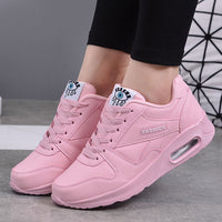 Damen Sneaker mit Augenmotiv - Bequeme Freizeitschuhe-Rosa-35-Luzern Mode