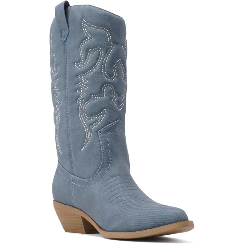 Hochwertige Westernstiefel für Damen mit Stickerei-Luzern Mode
