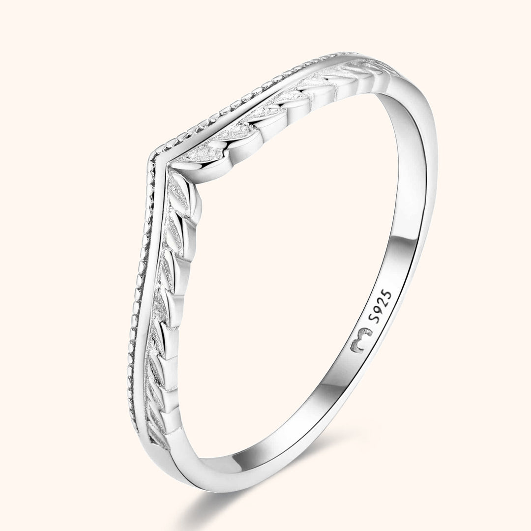 Damenring | Blättermotiv Stilvoll Einzigartig Silber Vielseitig Langlebig-Silber-5-Luzern Mode