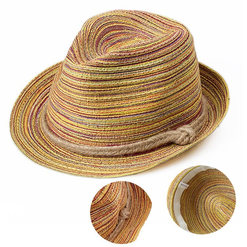 Sommerhut Damen Klein | Pfeffergras Design | Luftig | Leicht | Stylisches Accessoire-Luzern Mode