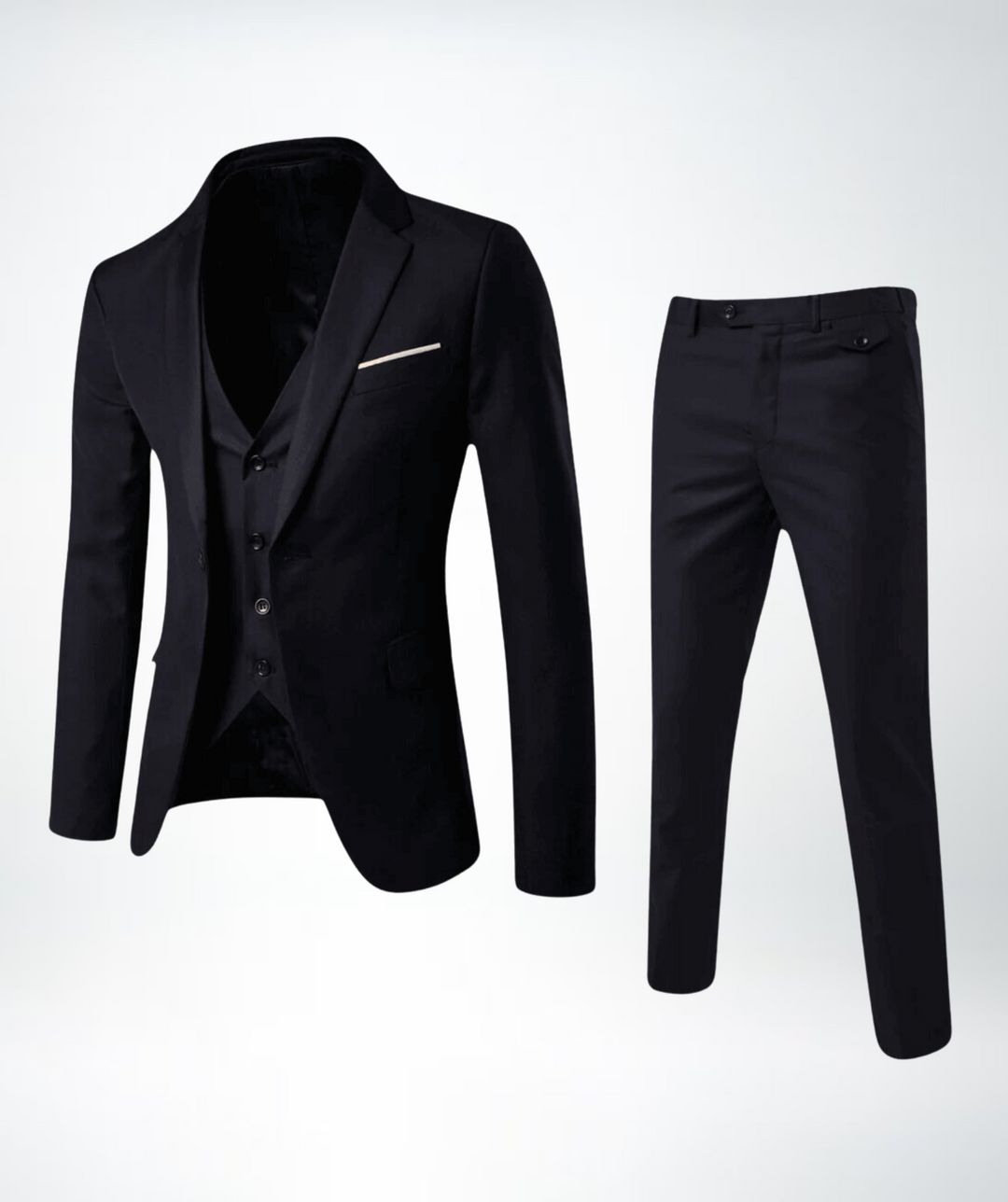 Herren Anzug Set Slim Fit Business Hochzeit dreiteilig-Luzern Mode