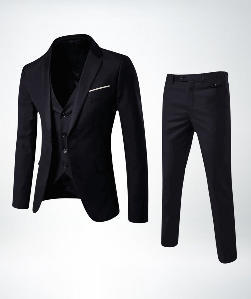 Herren Anzug Set Slim Fit Business Hochzeit dreiteilig-Luzern Mode
