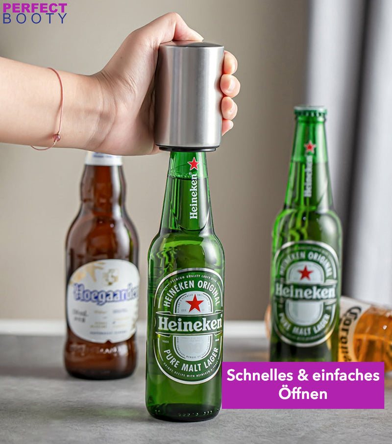 Flaschenöffner | Druckmechanismus | Kompakt | Praktisch | Langlebig | Vielseitig-Luzern Mode