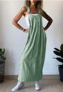 Casual Jumpsuit Damen | Streifen Look | Trendy | Locker | Alltag | Sommerstyle-Grün-S-Luzern Mode