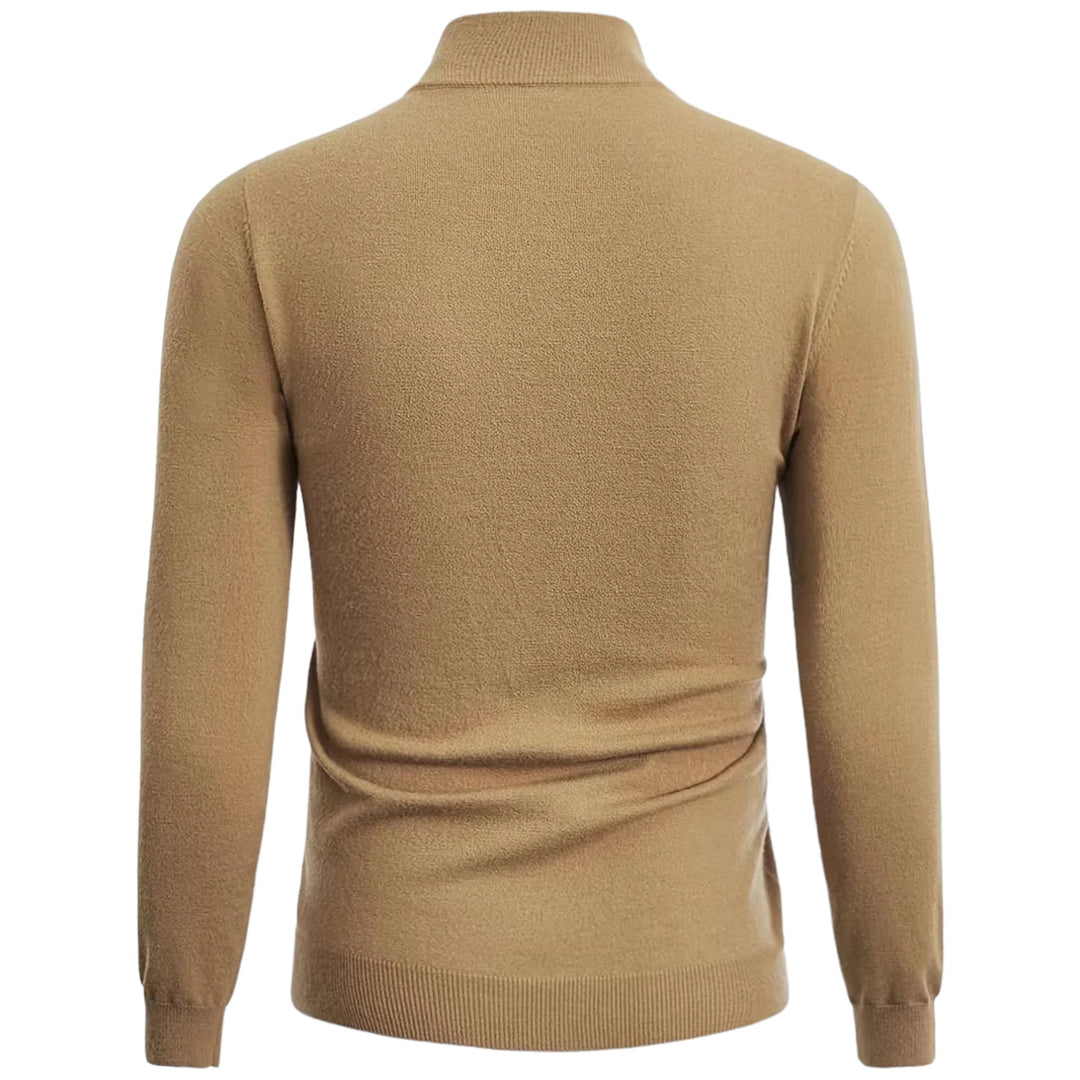 Herren Pullover mit Reißverschluss - Eleganter Strickpullover-Luzern Mode