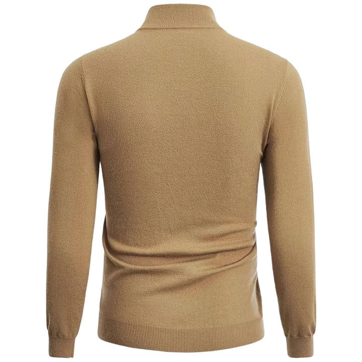 Herren Pullover mit Reißverschluss - Eleganter Strickpullover-Luzern Mode
