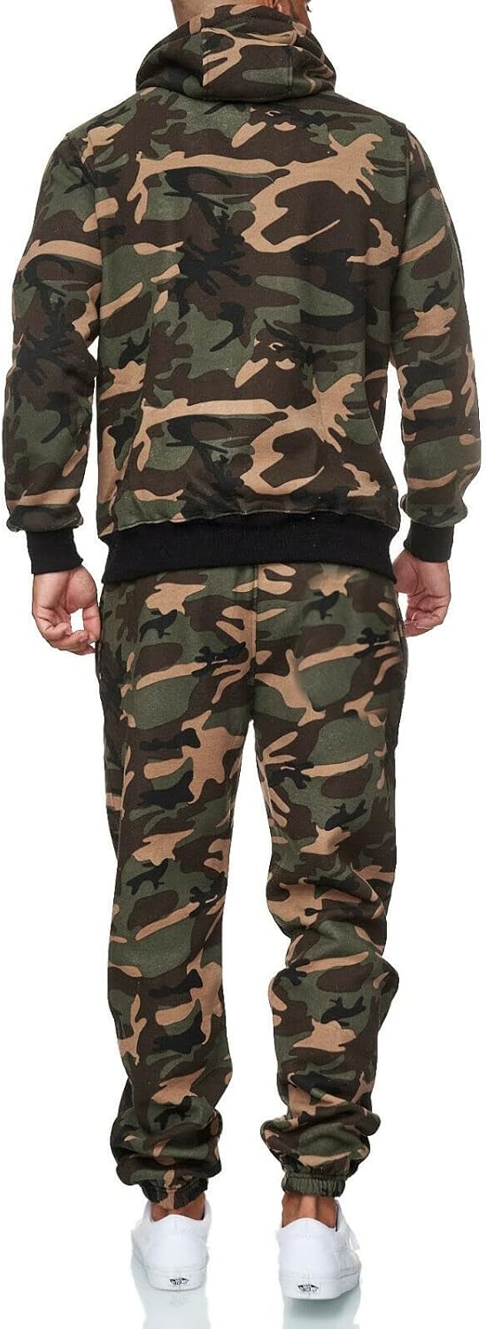 Herren Jogginganzug Kapuzenpullover Set Freizeitmode-Luzern Mode
