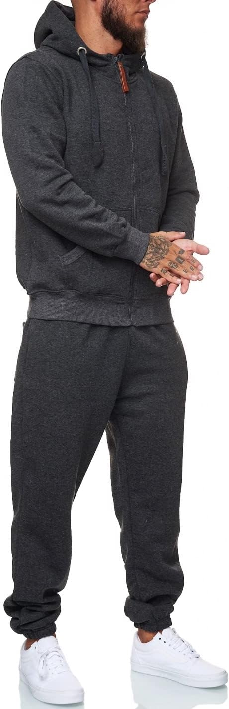 Herren Jogginganzug Kapuzenpullover Set Freizeitmode-Luzern Mode