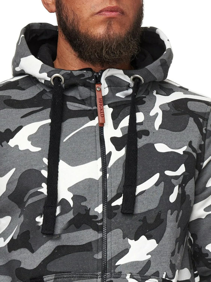 Herren Jogginganzug Kapuzenpullover Set Freizeitmode-Luzern Mode