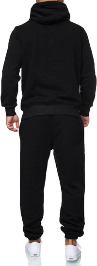 Herren Jogginganzug Kapuzenpullover Set Freizeitmode-Luzern Mode