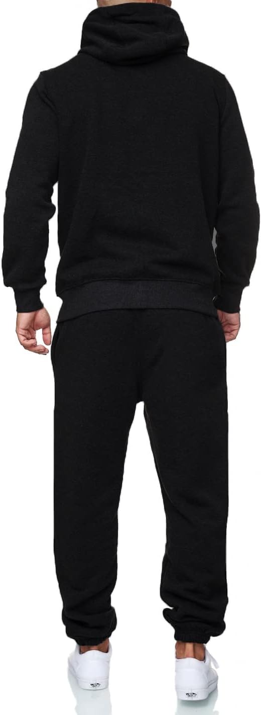Herren Jogginganzug Kapuzenpullover Set Freizeitmode-Luzern Mode
