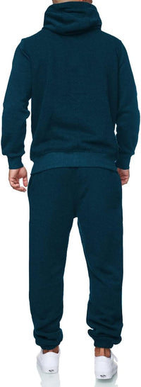 Herren Jogginganzug Kapuzenpullover Set Freizeitmode-Luzern Mode