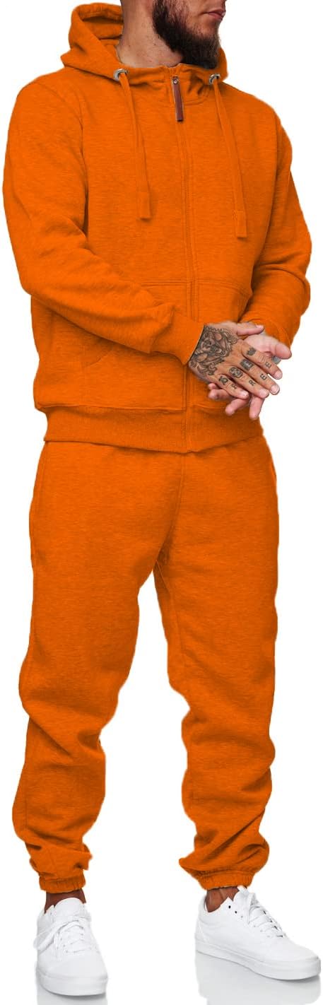 Herren Jogginganzug Kapuzenpullover Set Freizeitmode-Luzern Mode