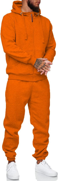 Herren Jogginganzug Kapuzenpullover Set Freizeitmode-Luzern Mode