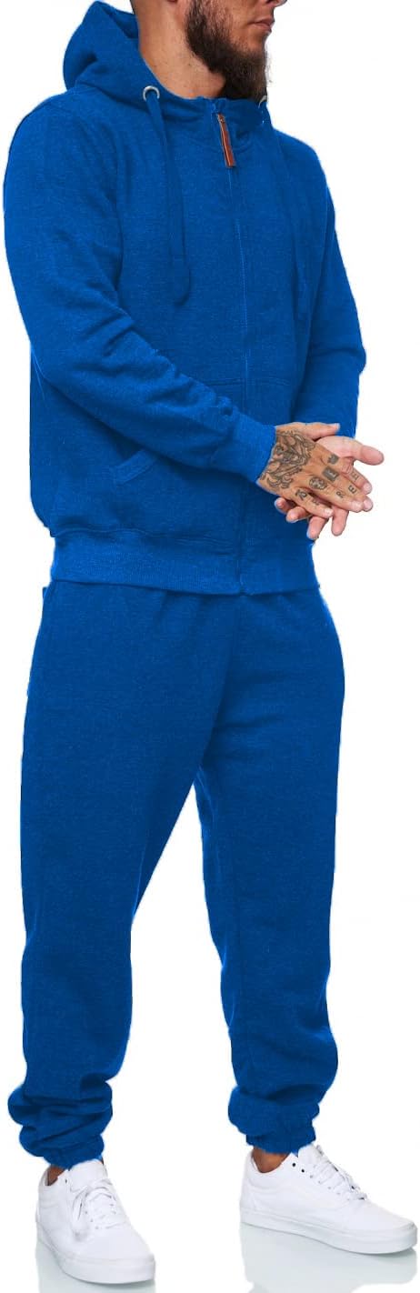Herren Jogginganzug Kapuzenpullover Set Freizeitmode-Luzern Mode