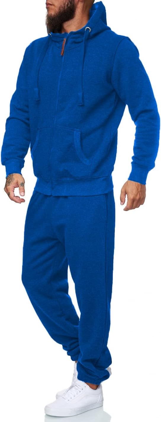 Herren Jogginganzug Kapuzenpullover Set Freizeitmode-Luzern Mode