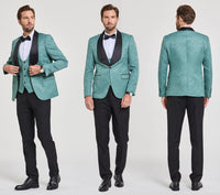 Herren Anzug Set mit Weste und Krawatte für Business-Luzern Mode