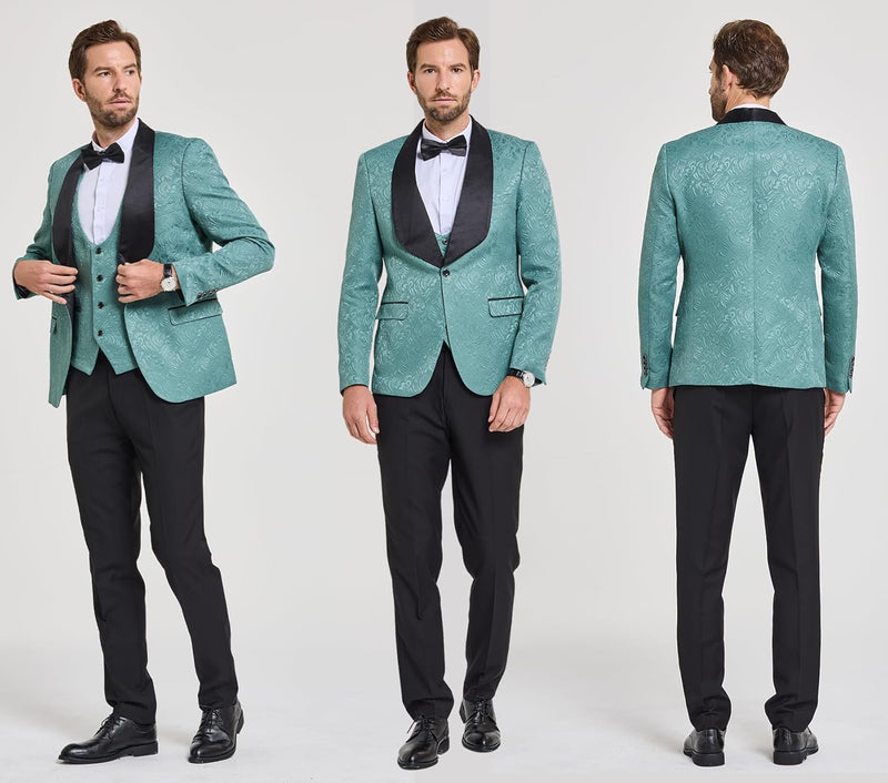 Herren Anzug Set mit Weste und Krawatte für Business-Luzern Mode