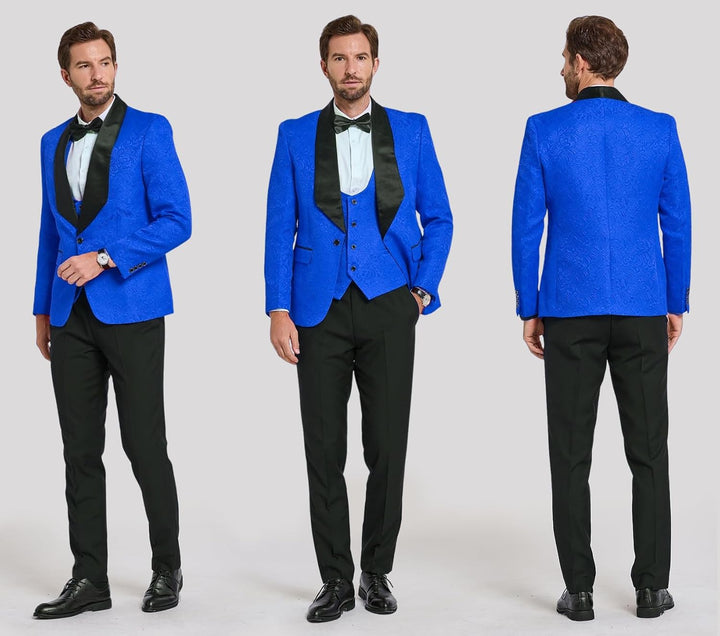Herren Anzug Set mit Weste und Krawatte für Business-Luzern Mode