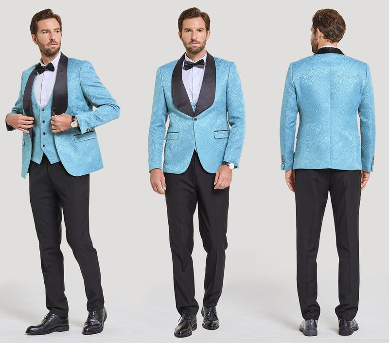 Herren Anzug Set mit Weste und Krawatte für Business-Luzern Mode