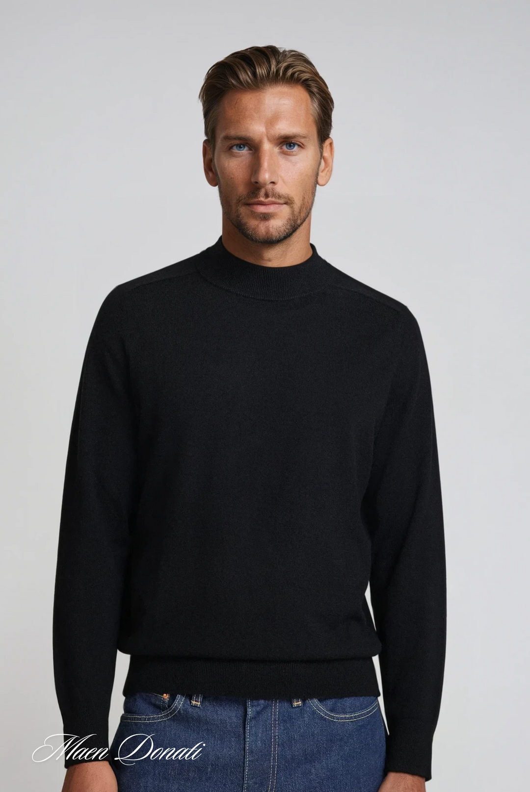 Herren Rollkragenpullover aus Kaschmir für kalte Tage-Luzern Mode