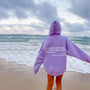 Oversize Hoodie mit Rückenaufdruck - Unisex Streetwear Mode-Lila-S-Luzern Mode