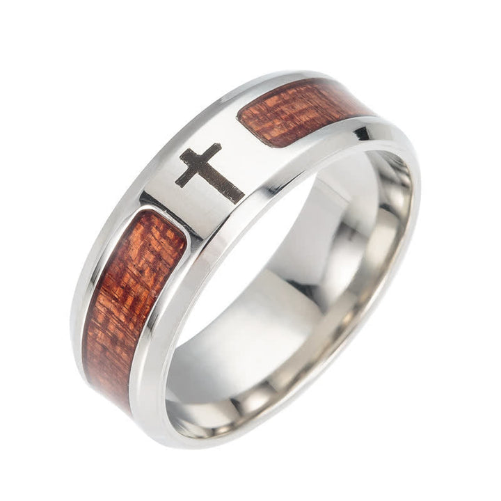 Ring für Damen | Edelstahl | Lebensbaum | Stilvoll | Perfektes Geschenk-Kreuz-51mm-Luzern Mode