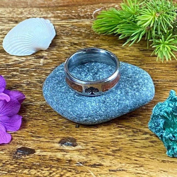 Ring für Damen | Edelstahl | Lebensbaum | Stilvoll | Perfektes Geschenk-Luzern Mode