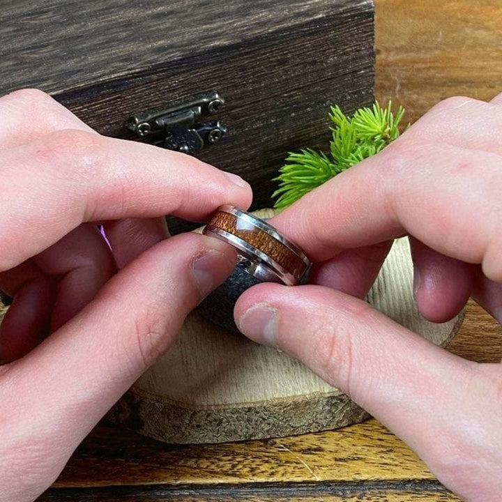 Ring für Damen | Edelstahl | Lebensbaum | Stilvoll | Perfektes Geschenk-Luzern Mode