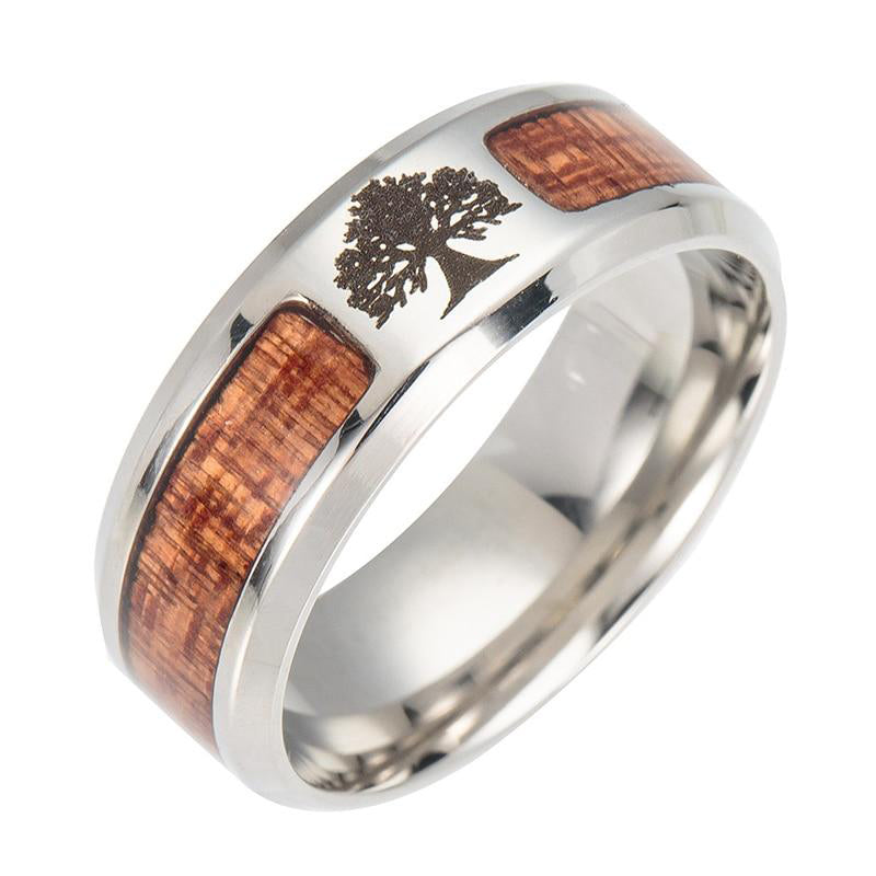 Ring für Damen | Edelstahl | Lebensbaum | Stilvoll | Perfektes Geschenk-Lebensbaum-51mm-Luzern Mode
