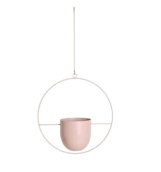 Pflanzenhänger | Rund Oval Stilvoll Einzigartig Langlebig Vielseitig Geschenk-Rund-Rosa-Luzern Mode