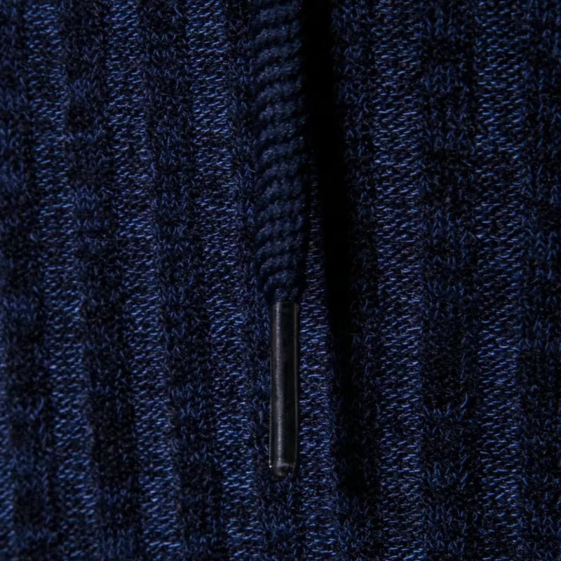 Herren Strickpullover mit Reißverschluss - Weiches Material-Luzern Mode