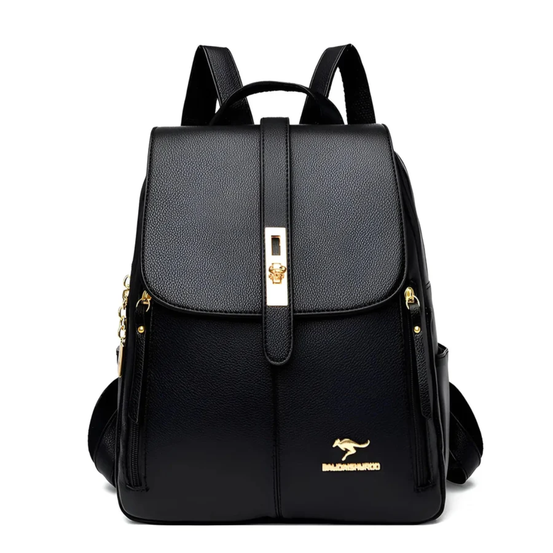 Damen Rucksack Leder - Eleganter City Backpack Alltag-Luzern Mode