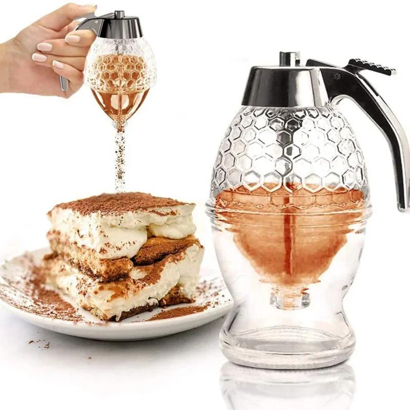Honigspender | Tropffrei – Praktisch – Stilvoll – Transparent – Langlebig-Luzern Mode