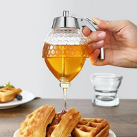 Honigspender | Tropffrei – Praktisch – Stilvoll – Transparent – Langlebig-Luzern Mode