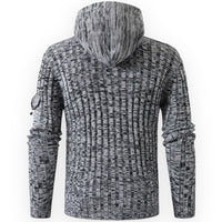 Herren Strickpullover mit Kapuze - Modischer Hoodie Style-Luzern Mode