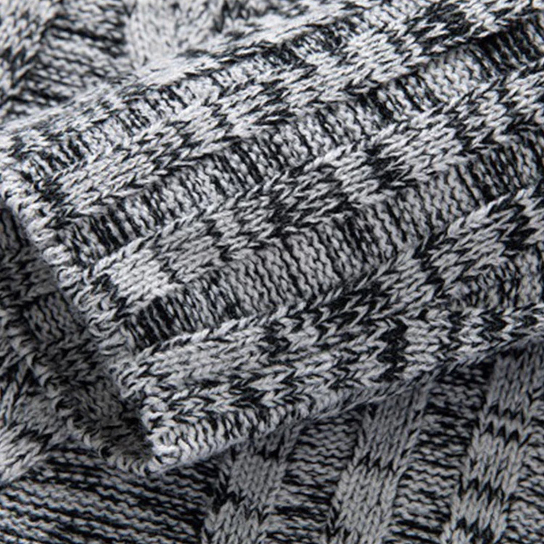 Herren Strickpullover mit Kapuze - Modischer Hoodie Style-Luzern Mode