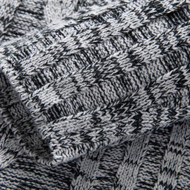 Herren Strickpullover mit Kapuze - Modischer Hoodie Style-Luzern Mode