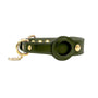 Halsband für Haustiere | AirTag-Halter | Echtleder | Komfort | Sicherheit-Dunkelgrün-S (30-37cm)-Luzern Mode