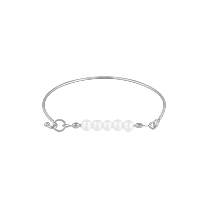 Perlenarmband | Damen Dezent Stilvoll Vielseitig Einzigartig Langlebig-Silber-Luzern Mode