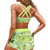 Bikini-Set | Mit Rock | Leicht | Mehrfarbig | Verstellbar | Zweiteilig-Luzern Mode