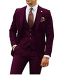 Herren Anzug Set Slim Fit Business Hochzeit Anzugmode-Schwarz-XS-Luzern Mode