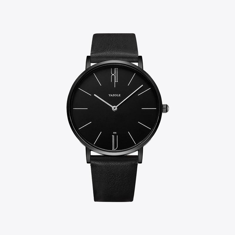 Herren Armbanduhr | Formell | Stilvoll | Luxuriös | Leder | Langlebig | Vielseitig | Rund-Luzern Mode