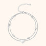 Fußkettchen | Schmuck Silber Herz Dezent Langlebig Stilvoll Vielseitig-Silber-Luzern Mode
