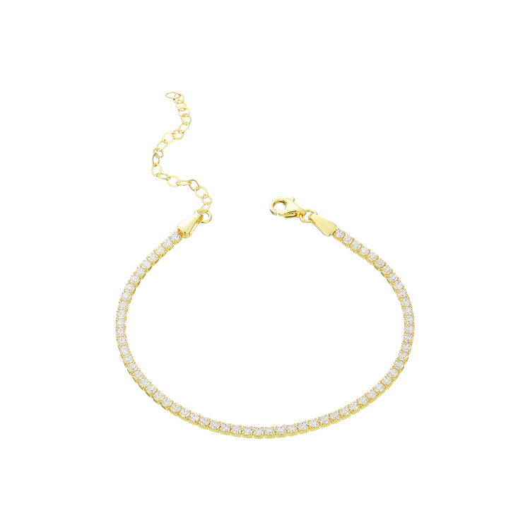 Damen Tennisarmband | Vergoldet Stilvoll Einzigartig Vielseitig Langlebig-Luzern Mode