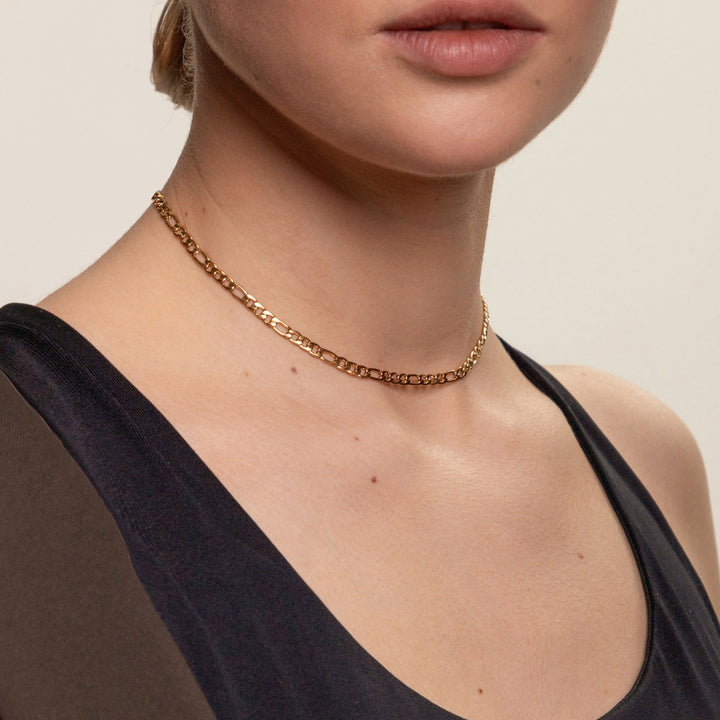 Halskette für Damen | Choker | Gold | Silber | Stilvoll | Klassisch-Luzern Mode